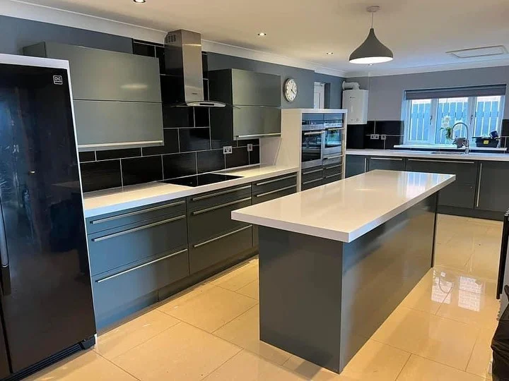 Grey Gloss Kitchen